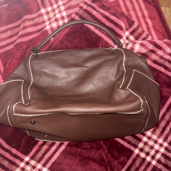 Plinio Visona Vintage Brown Italian Leather Bag - Picture 9 of 11